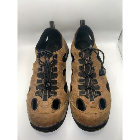 DULUTH TRADING CO Wild Boar Oiled Leather Sandal Shoe 12262 men 9.5 - Picture 2 of 5